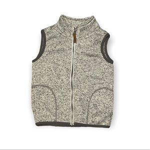 Carter’s Boys 4T Zip Up Gray Sweater Sherpa Vest